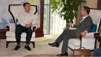 bv伟德国际1946董事长肖厚忠在京接见宏大建设集团领导一行