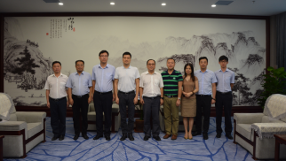 四川省武胜县县委书记毛加庆等一行莅临bv伟德国际1946